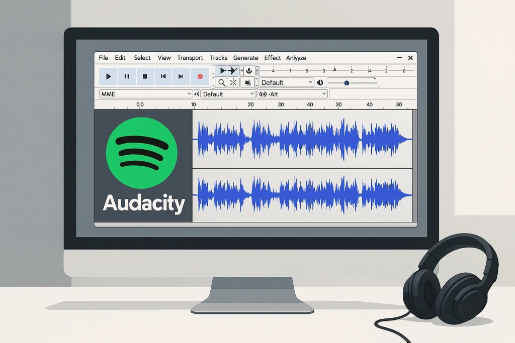 record spotify music with audacity
