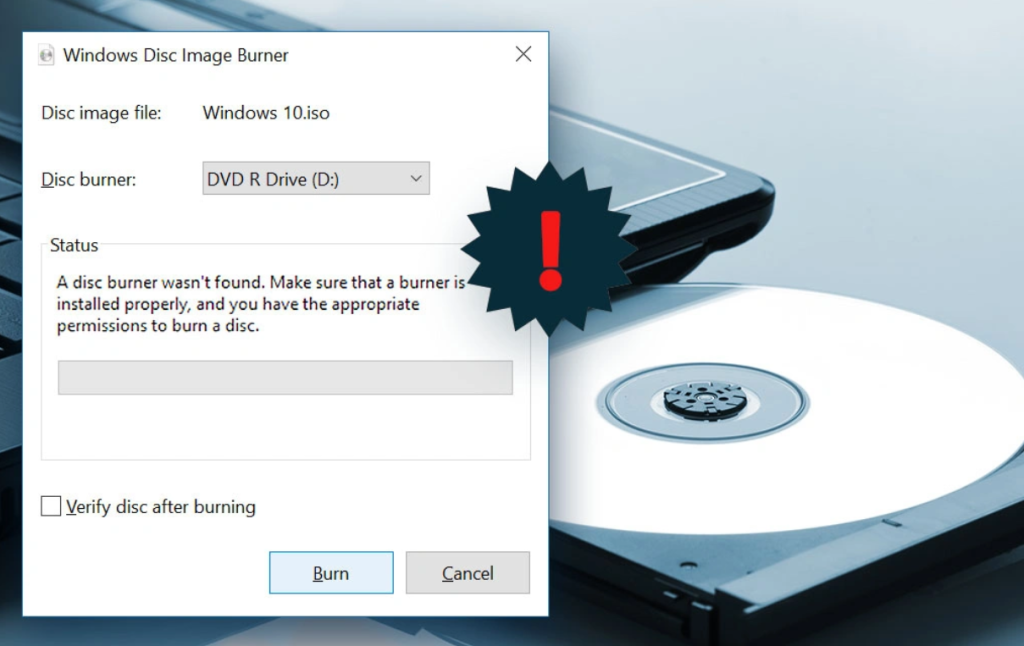 burn cd go wrong