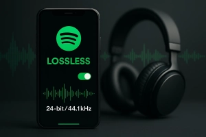spotify lossless banner