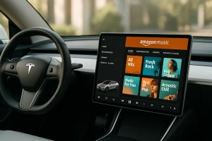 amazon music on tesla
